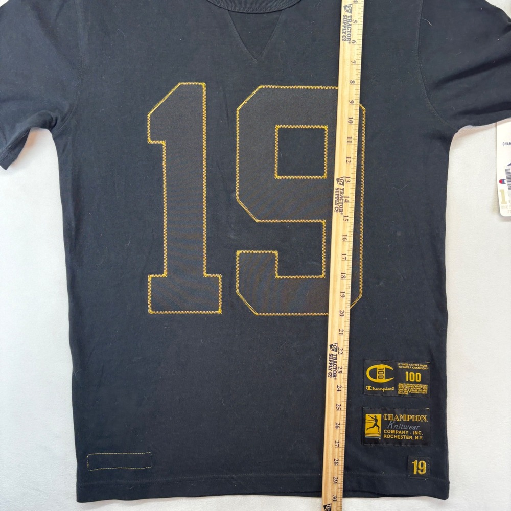 Champion T-shirt Mens Medium Black 100th Anniversary 19 Graphic T4311G 003 - Picture 4 of 8